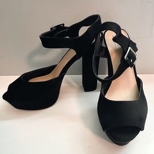 Target Black Velvet Heels